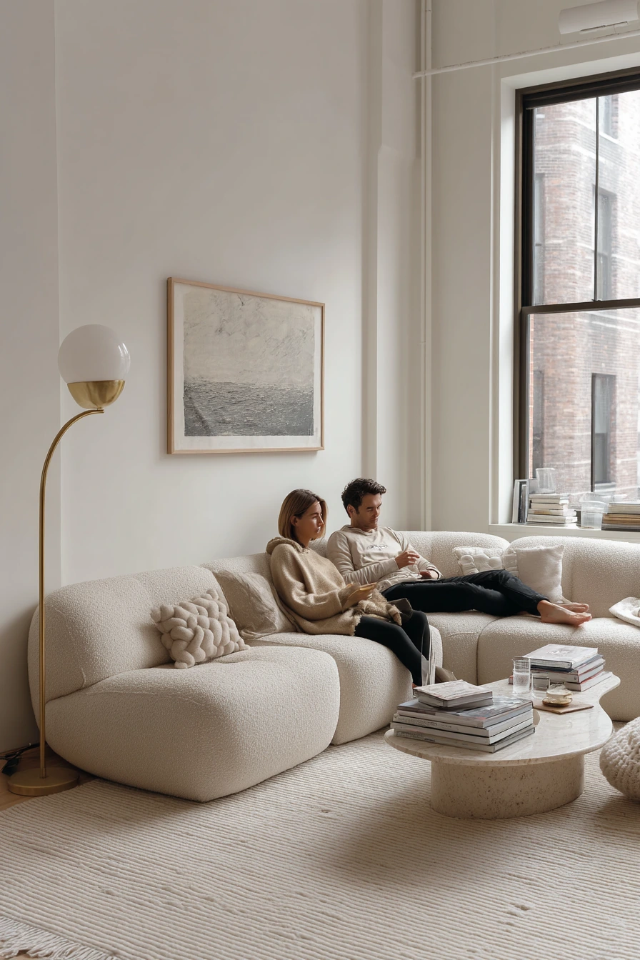 Sunlit Lobby-Style Living Room for Everyday Hosting