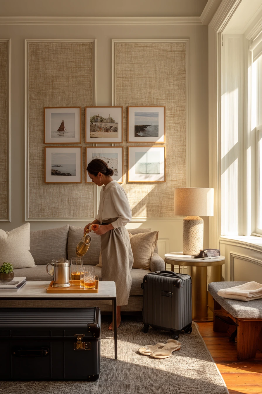 Brass, Linen, and Soft Hospitality Details