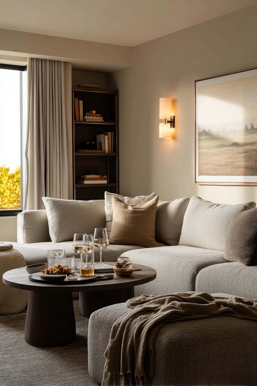 High-Function Lounge for Entertaining After Dinner