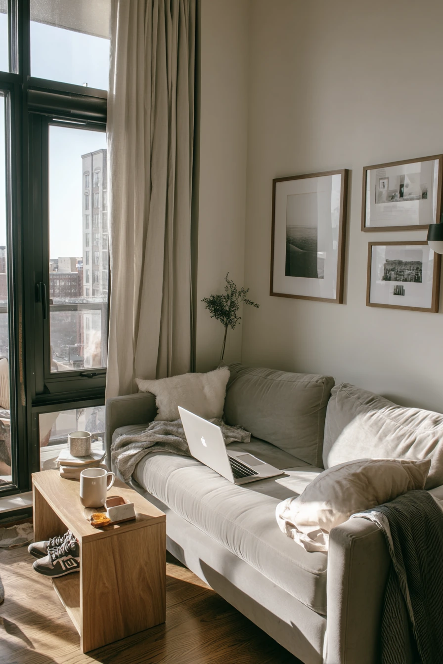 Compact Boutique Lounge for Small-Space Living