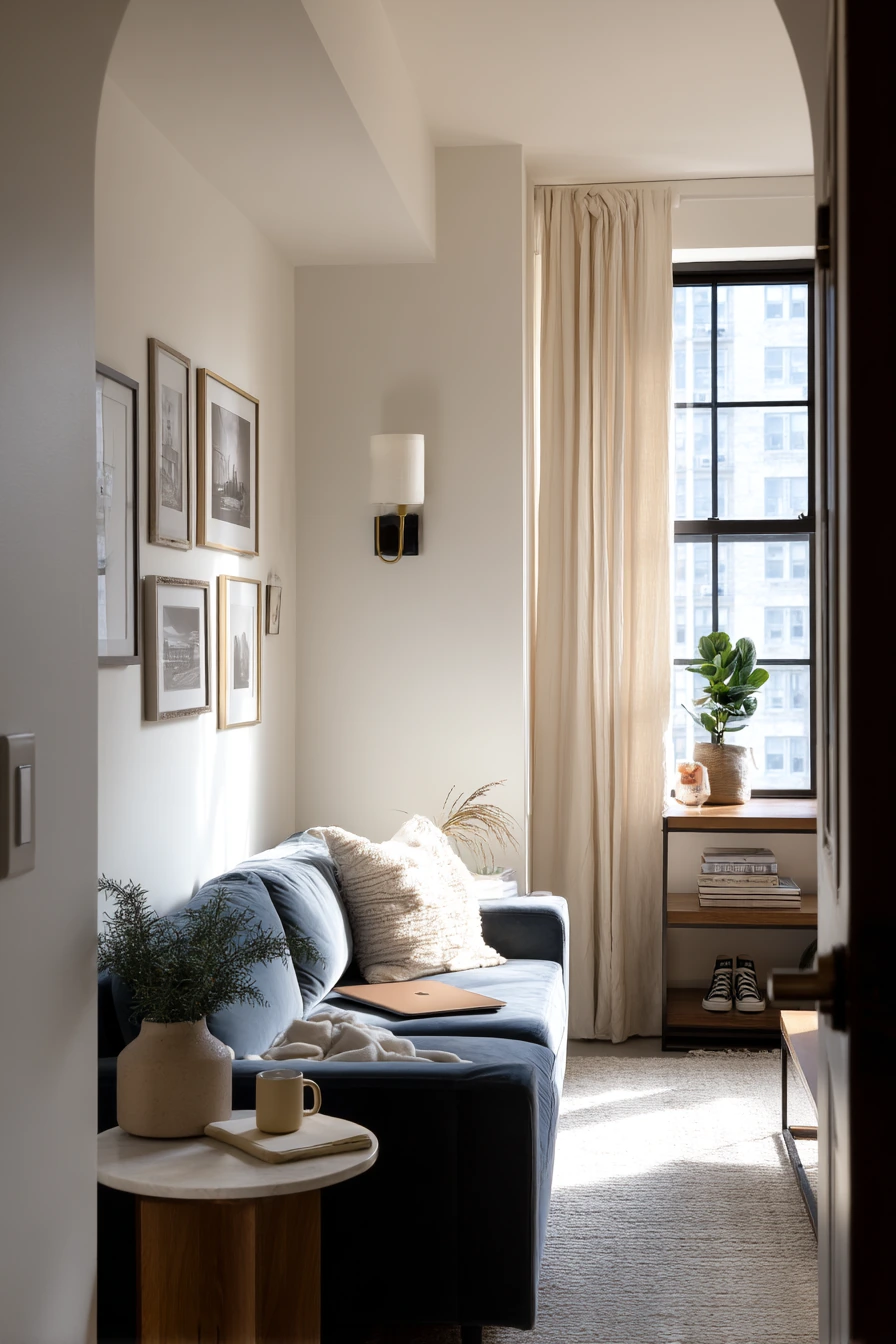 Compact Boutique Lounge for Small-Space Living