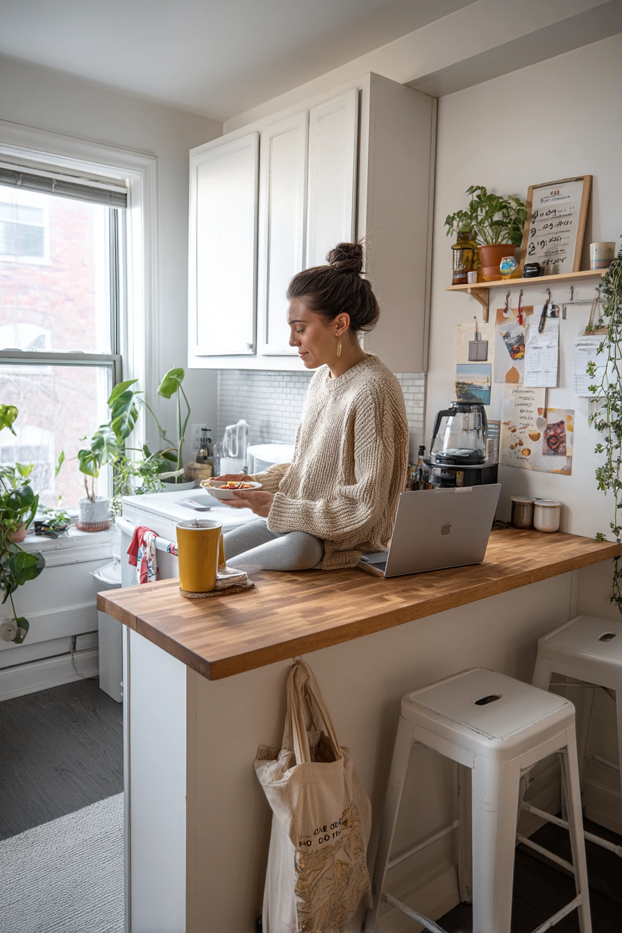 Renter-Friendly Breakfast Bar Upgrade
