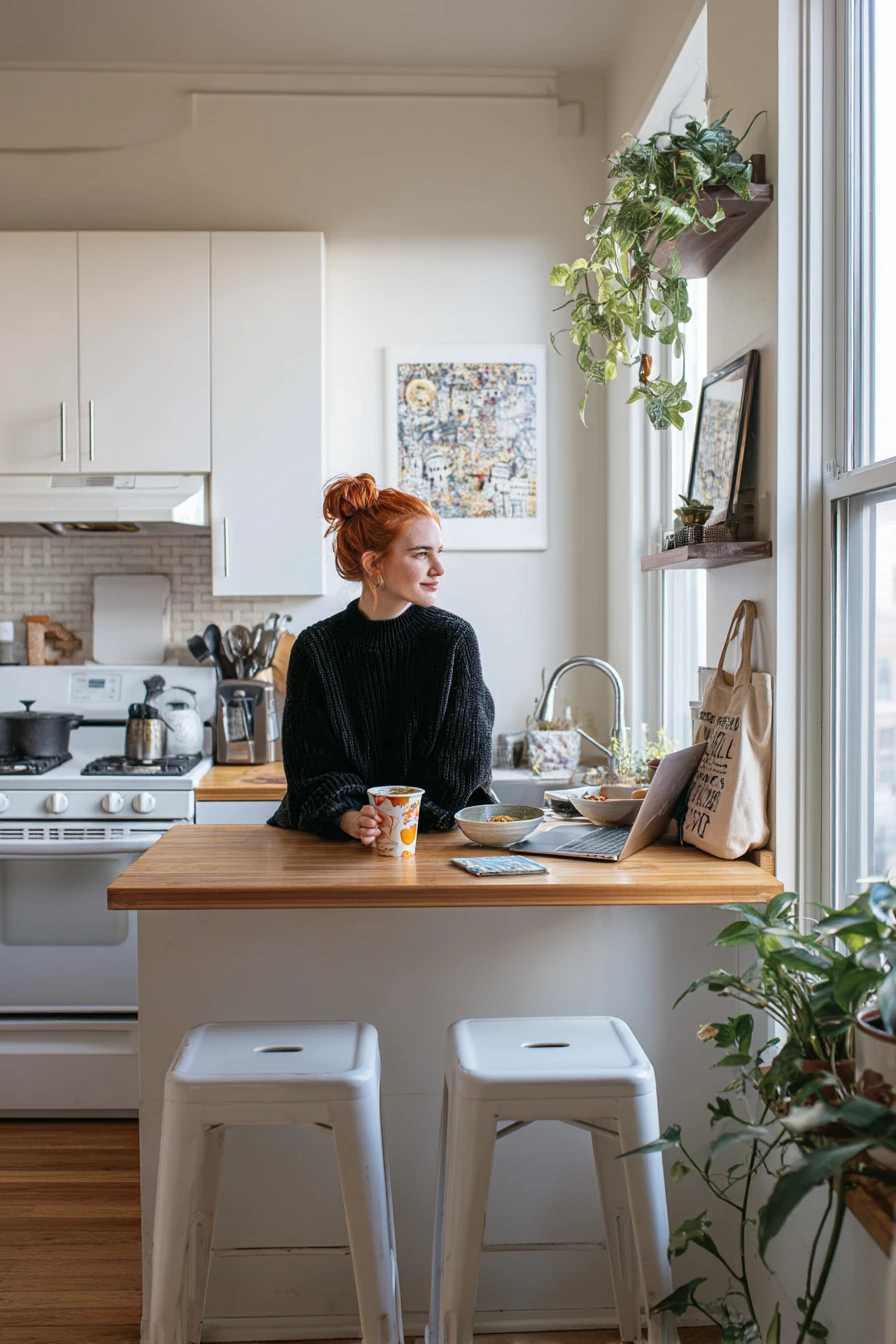 Renter-Friendly Breakfast Bar Upgrade