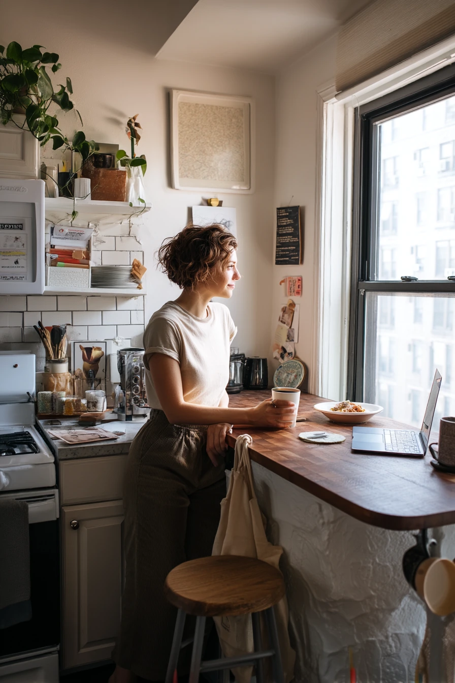 Renter-Friendly Breakfast Bar Upgrade