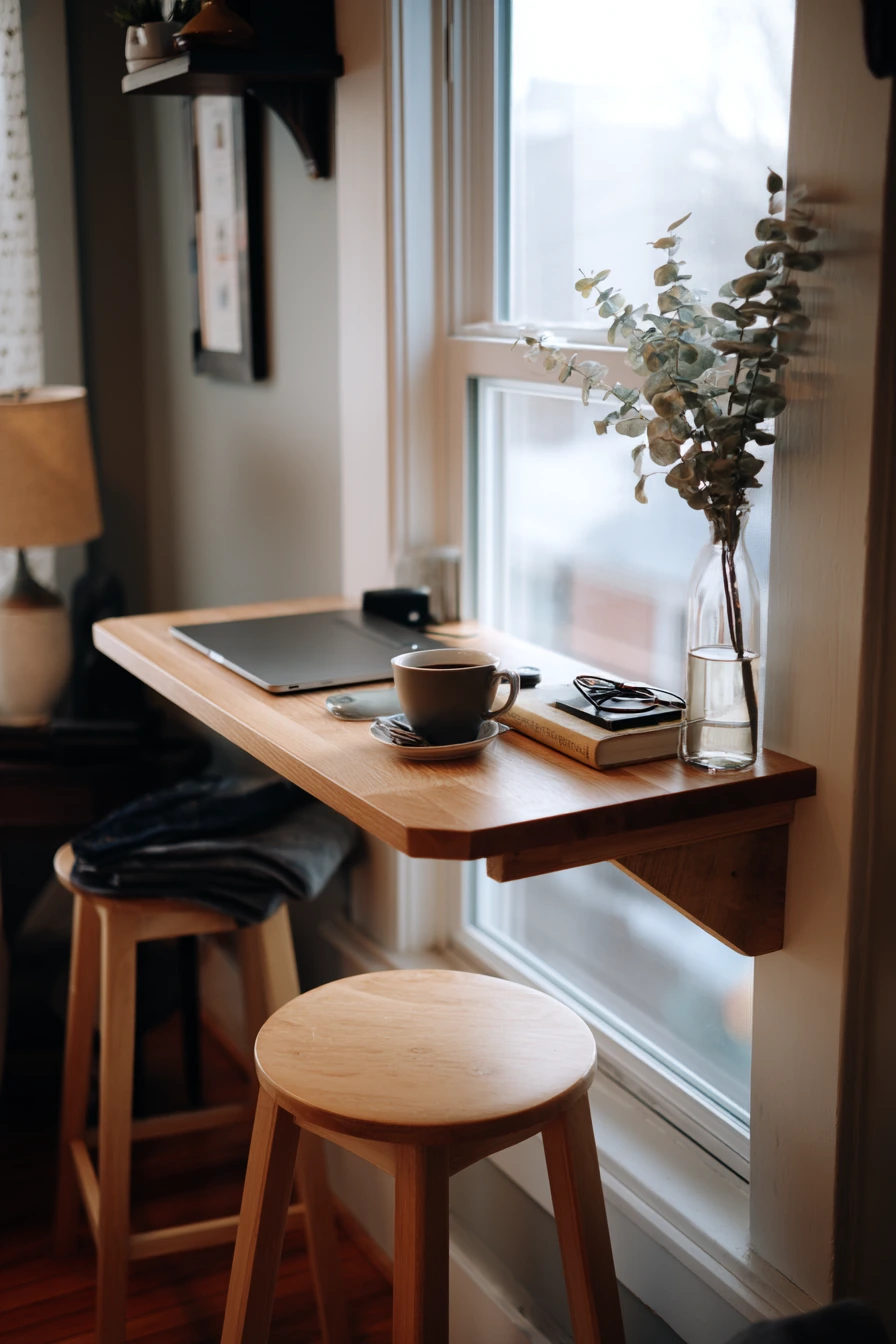 Tiny Studio Breakfast Bar Solution