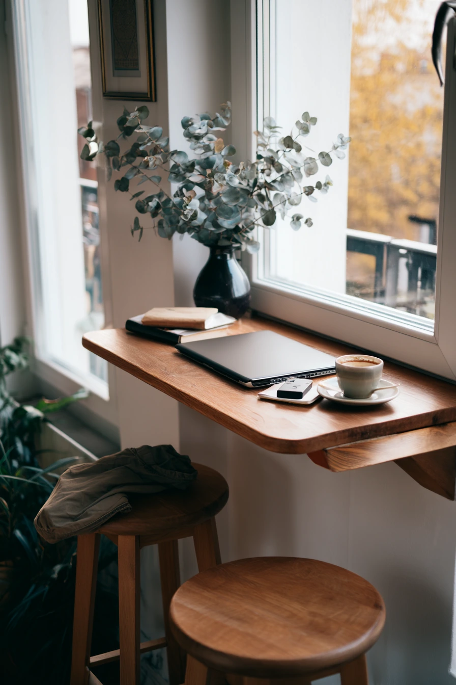 Tiny Studio Breakfast Bar Solution