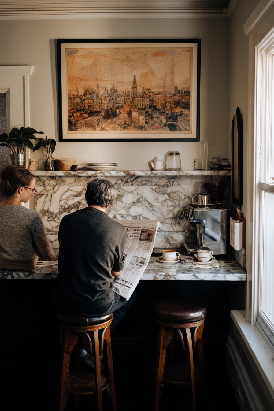 Morning Coffee Breakfast Bar for Two