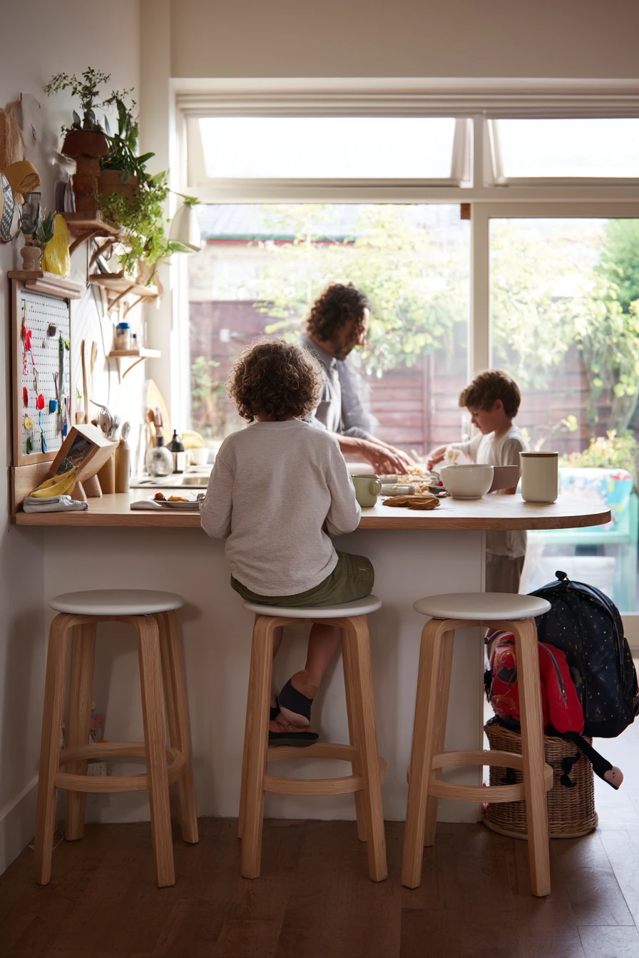 Family-Friendly Breakfast Nook Bar