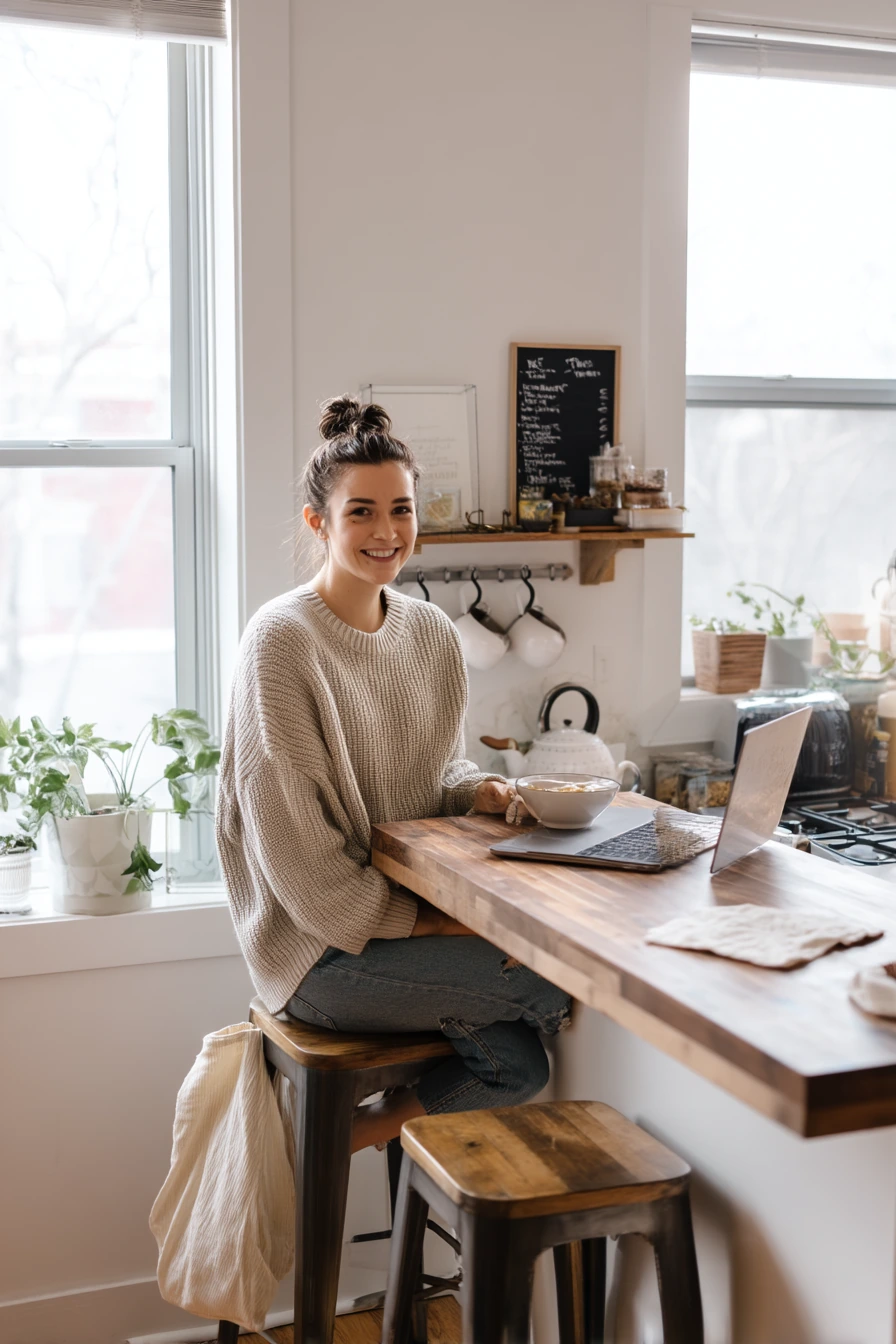 Renter-Friendly Breakfast Bar Upgrade