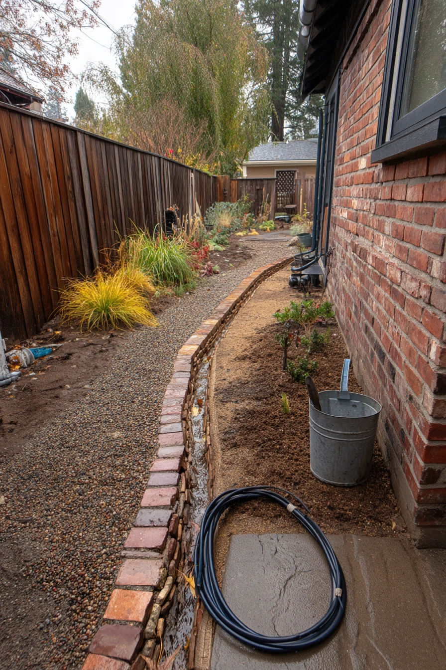 Side Yard Drainage Fix