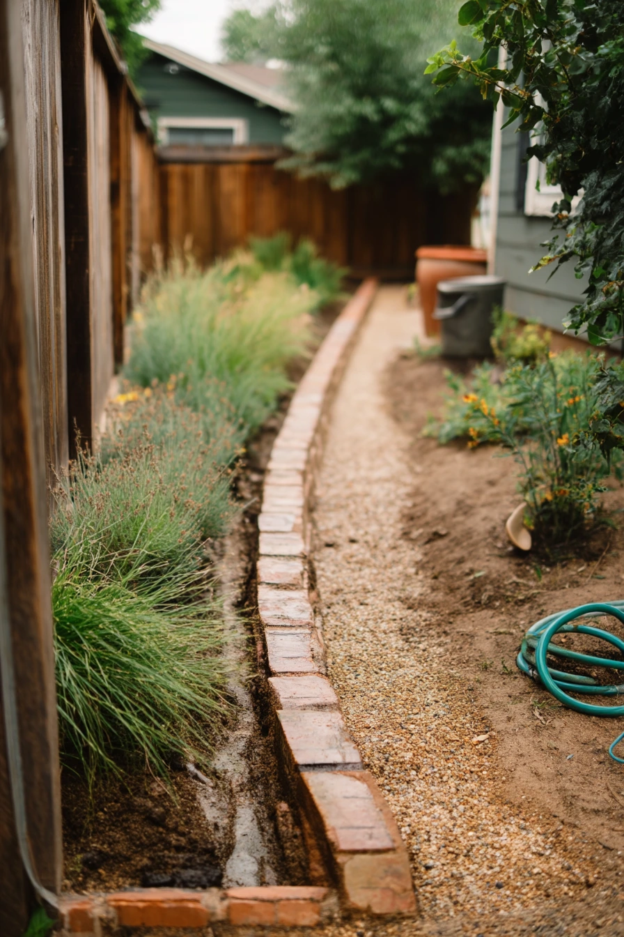 Side Yard Drainage Fix