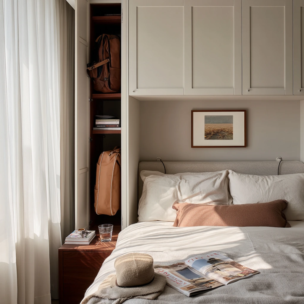 Guest Room Storage That Disappears