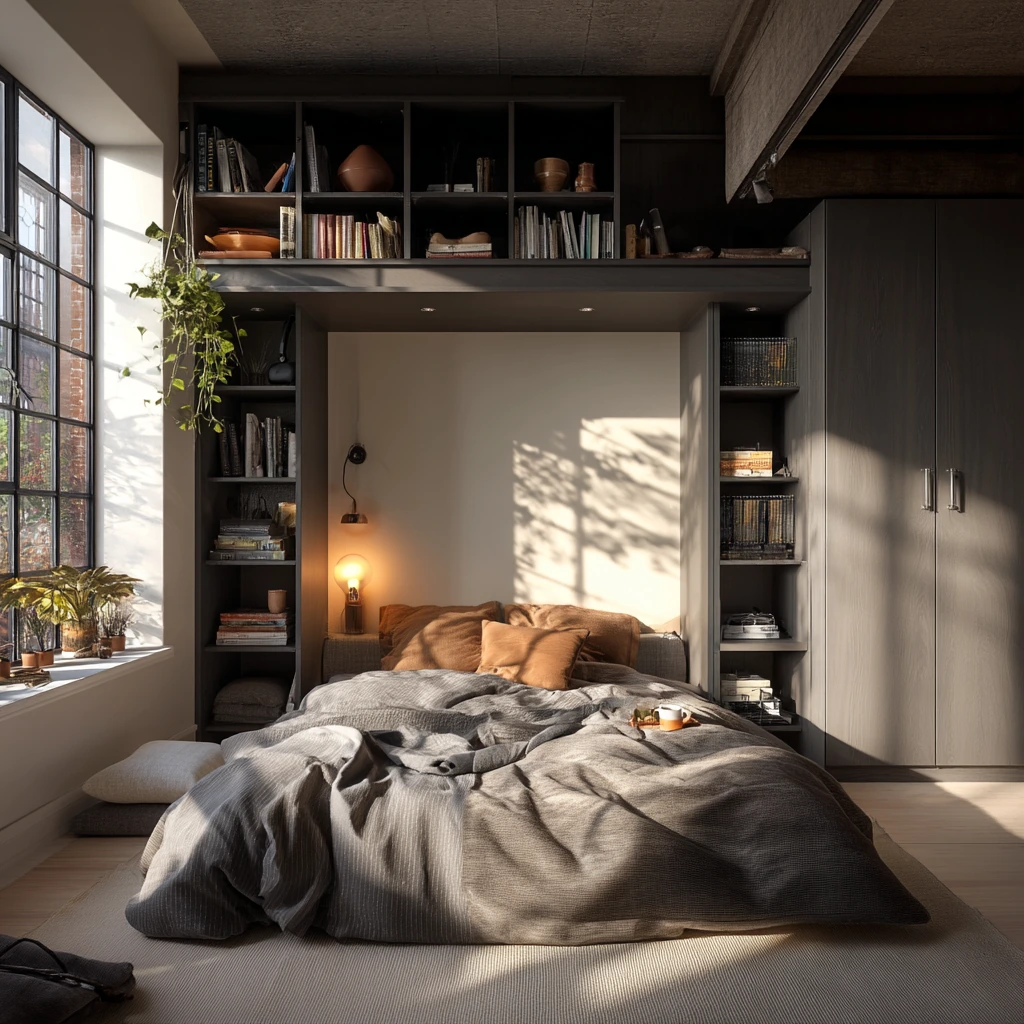 Loft Bedroom with Storage Bridge