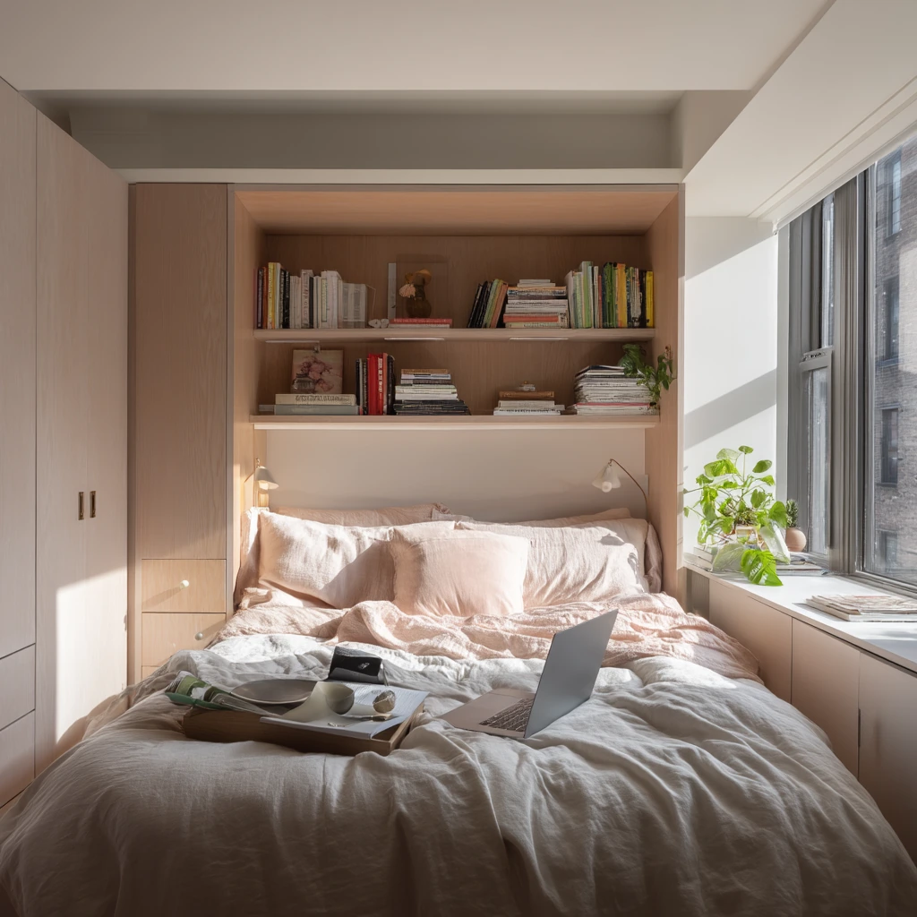 Studio Apartment Sleeping Wall