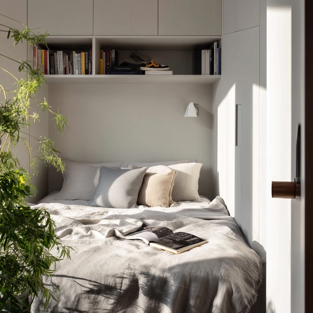Small Bedroom Wardrobe Nook