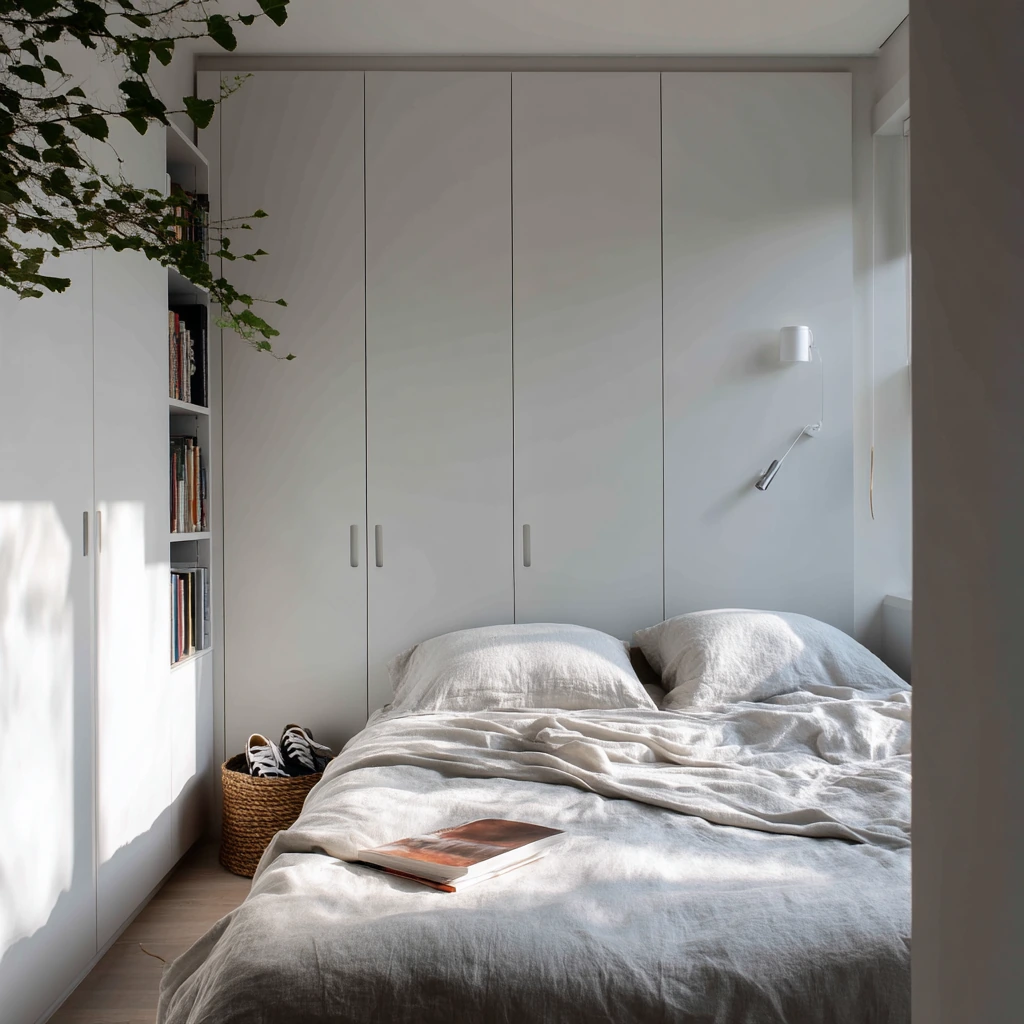 Small Bedroom Wardrobe Nook