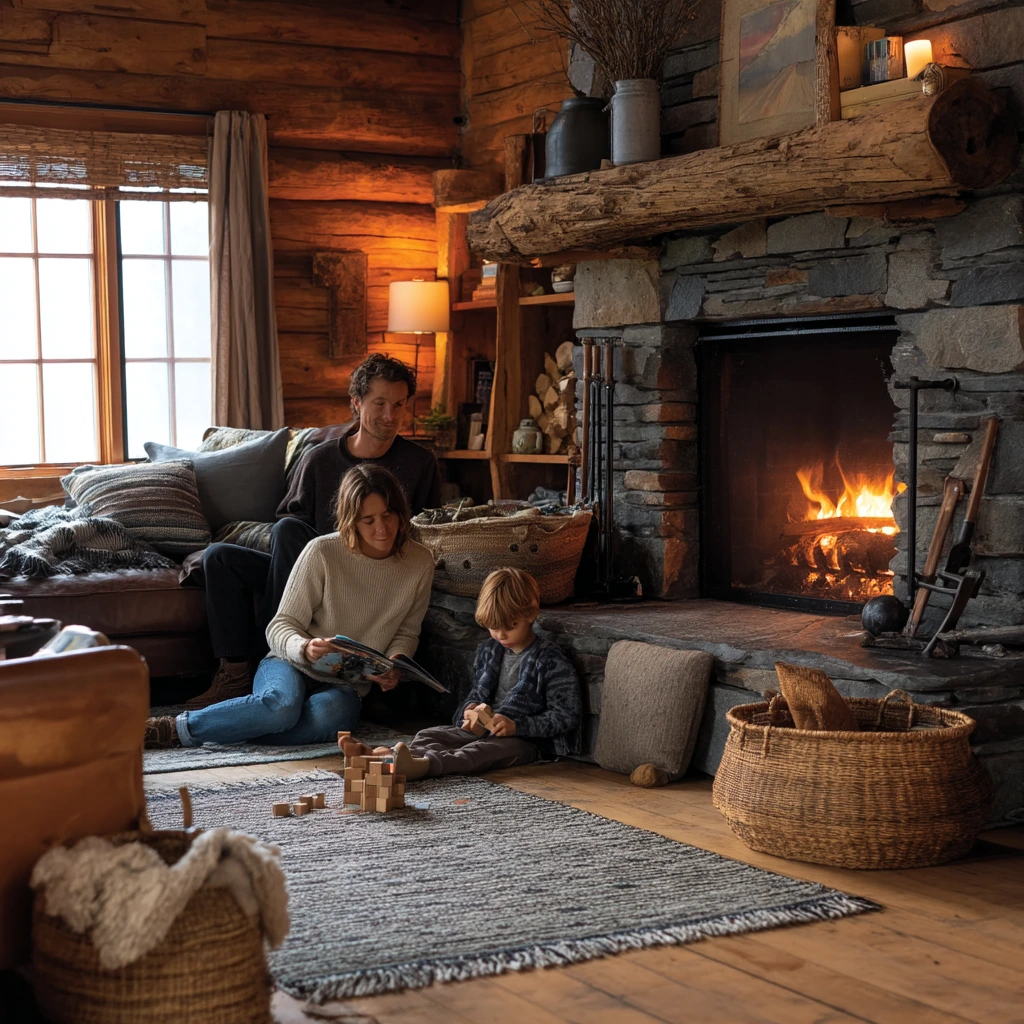 Family Cabin Hearth With Everyday Comfort