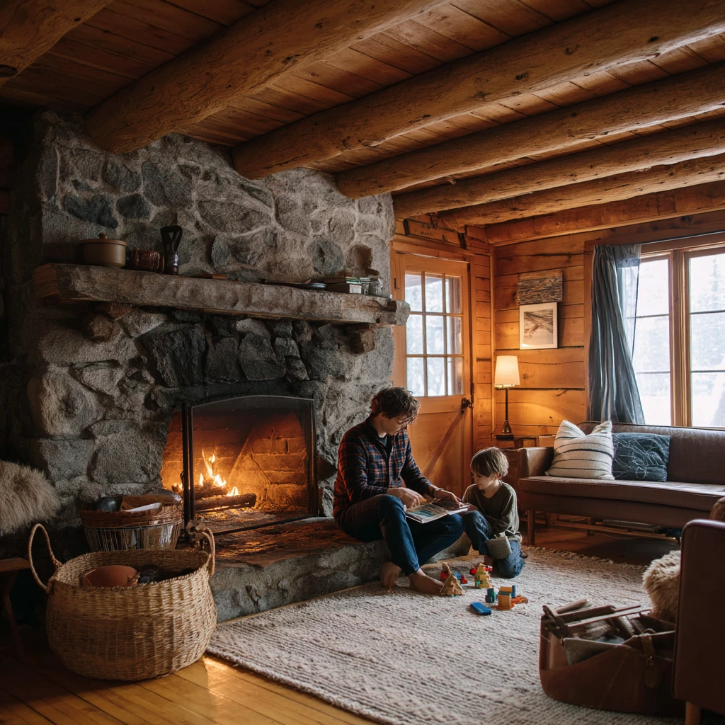 Family Cabin Hearth With Everyday Comfort