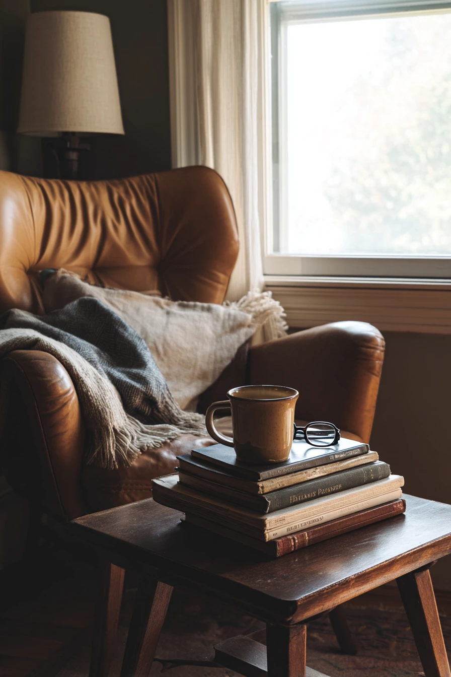 7. Product-Led Camel Chair Nook