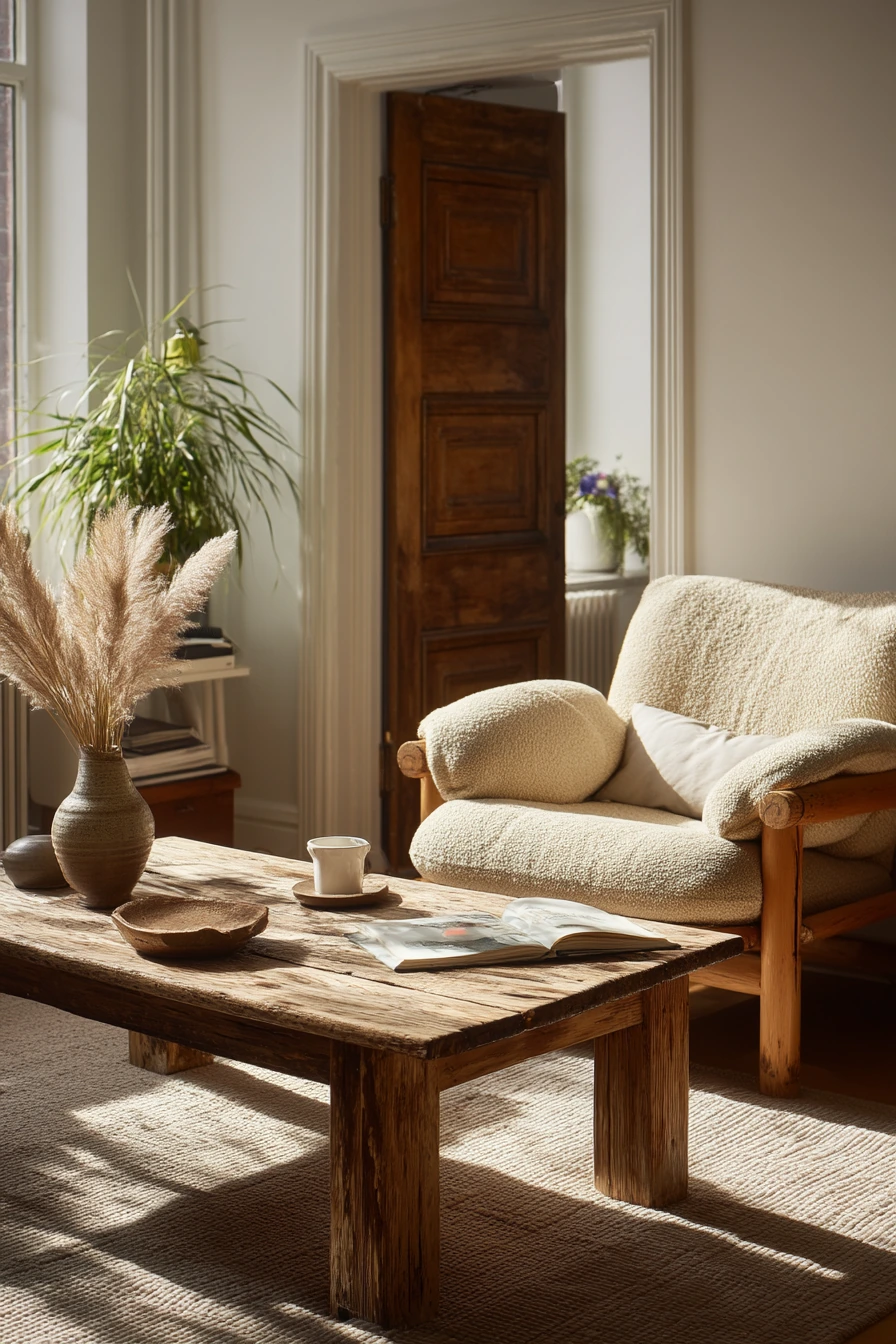 Boho Cane Lounge for Slow Mornings