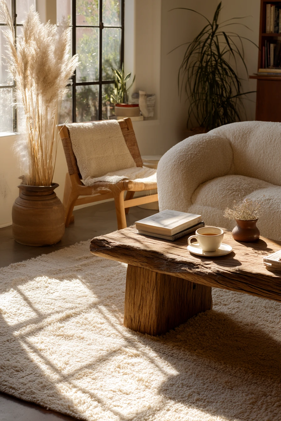 Boho Cane Lounge for Slow Mornings