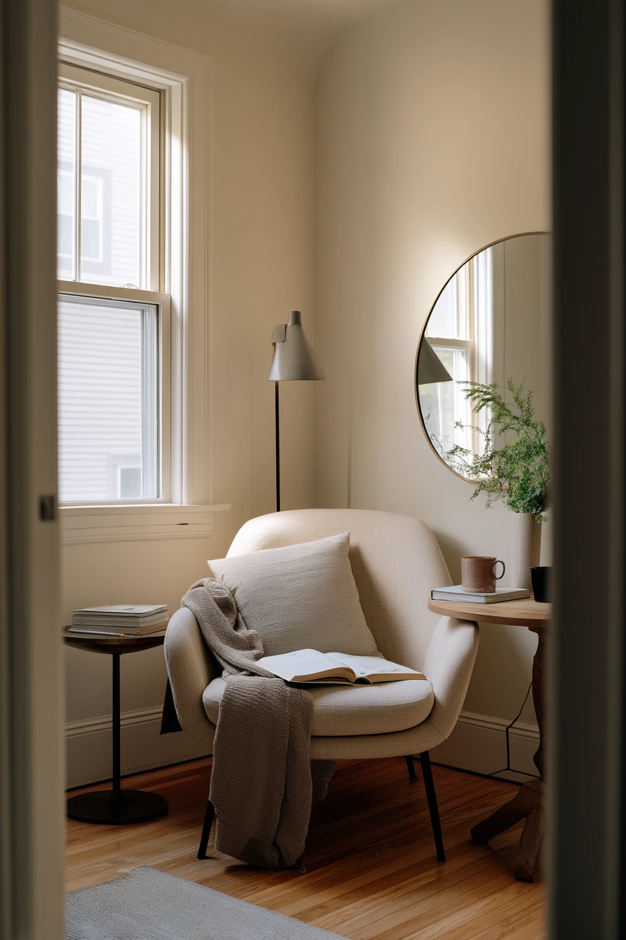 Compact Cane Seating Nook