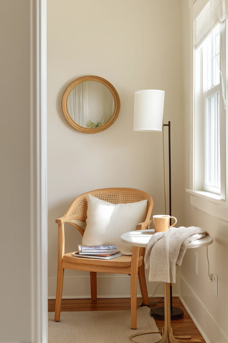 Compact Cane Seating Nook