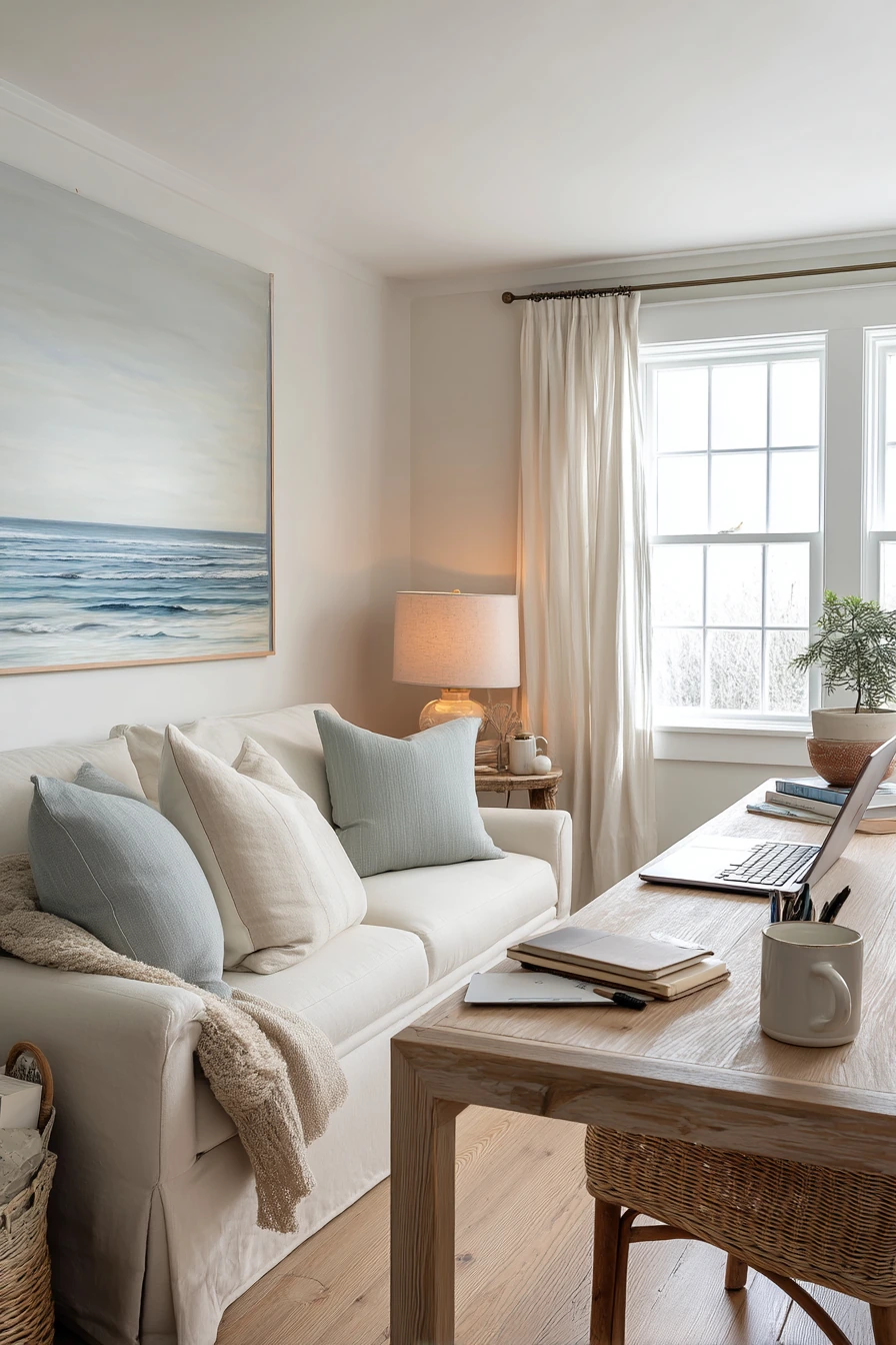 Quiet Work-From-Home Living Room