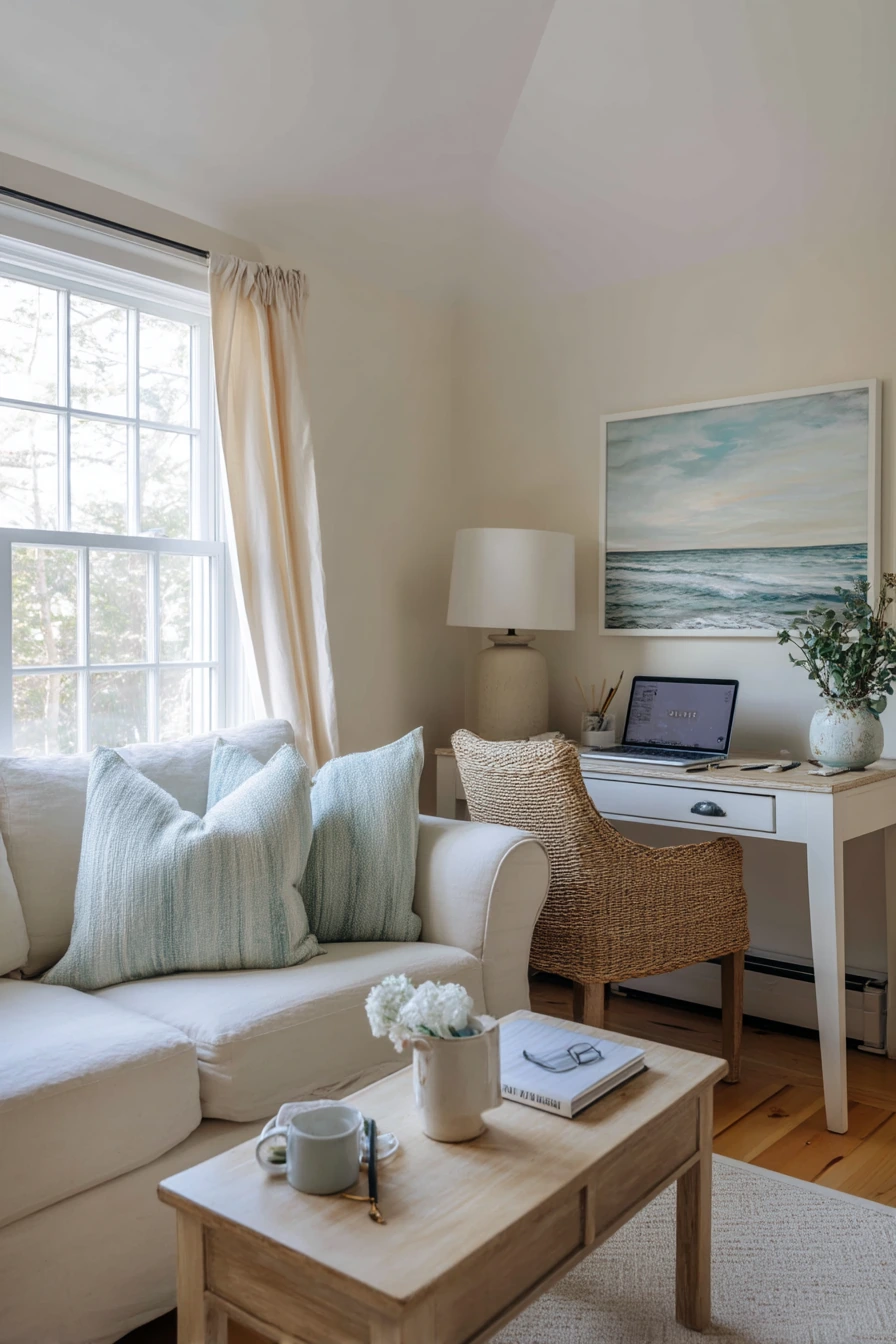 Quiet Work-From-Home Living Room