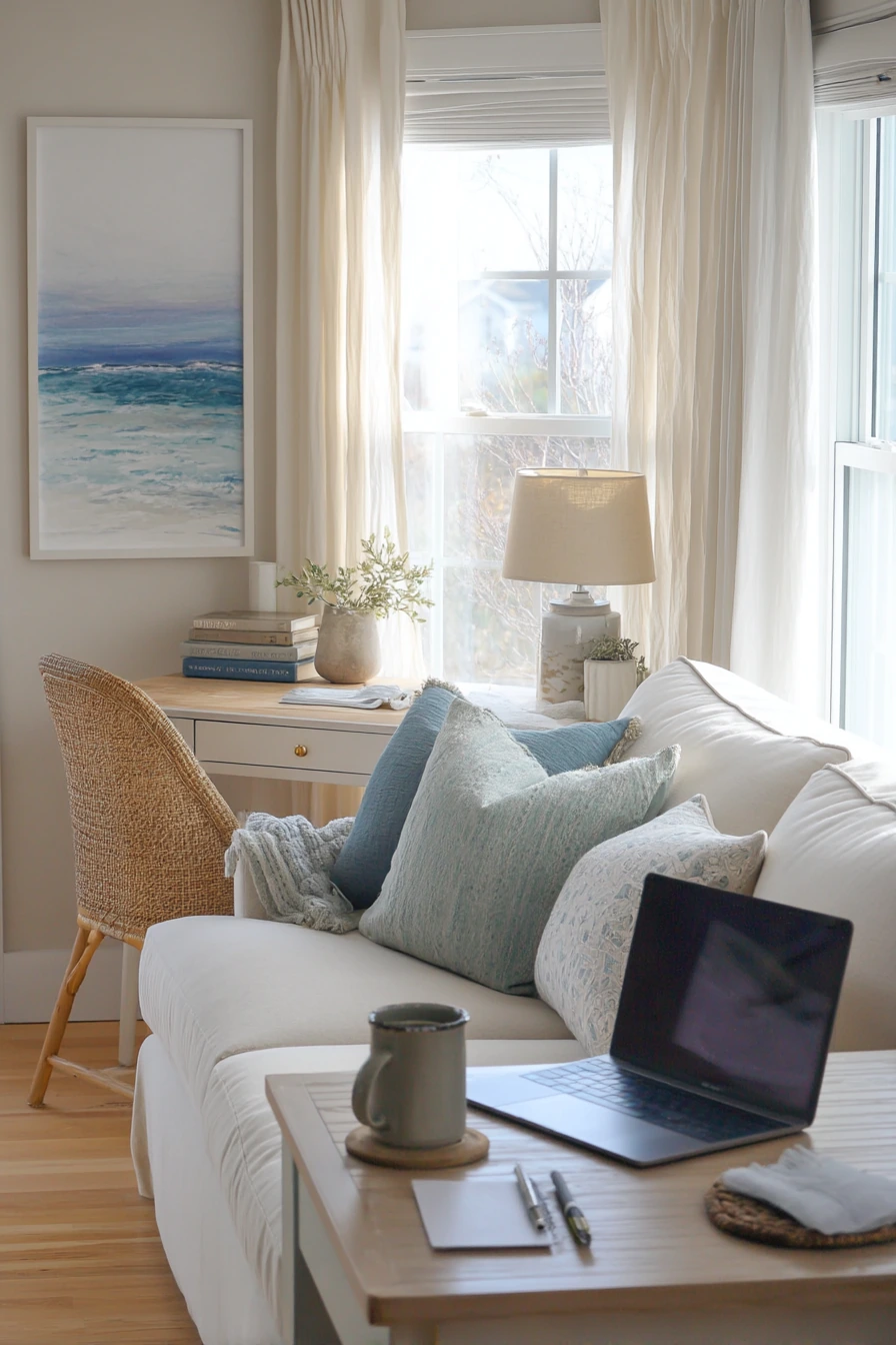 Quiet Work-From-Home Living Room