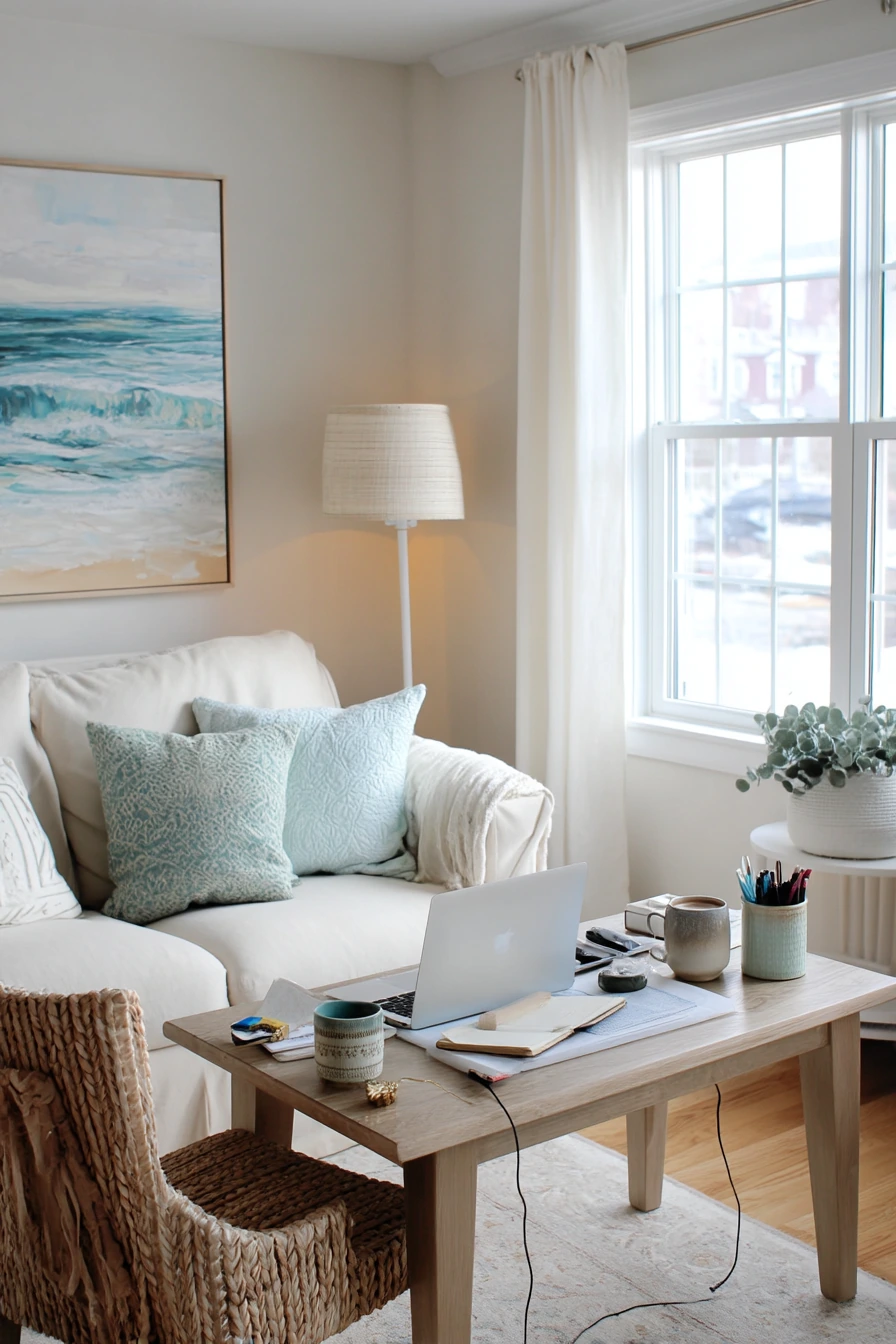 Quiet Work-From-Home Living Room