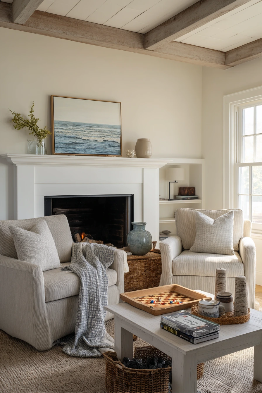 Fireplace and Conversation Seating