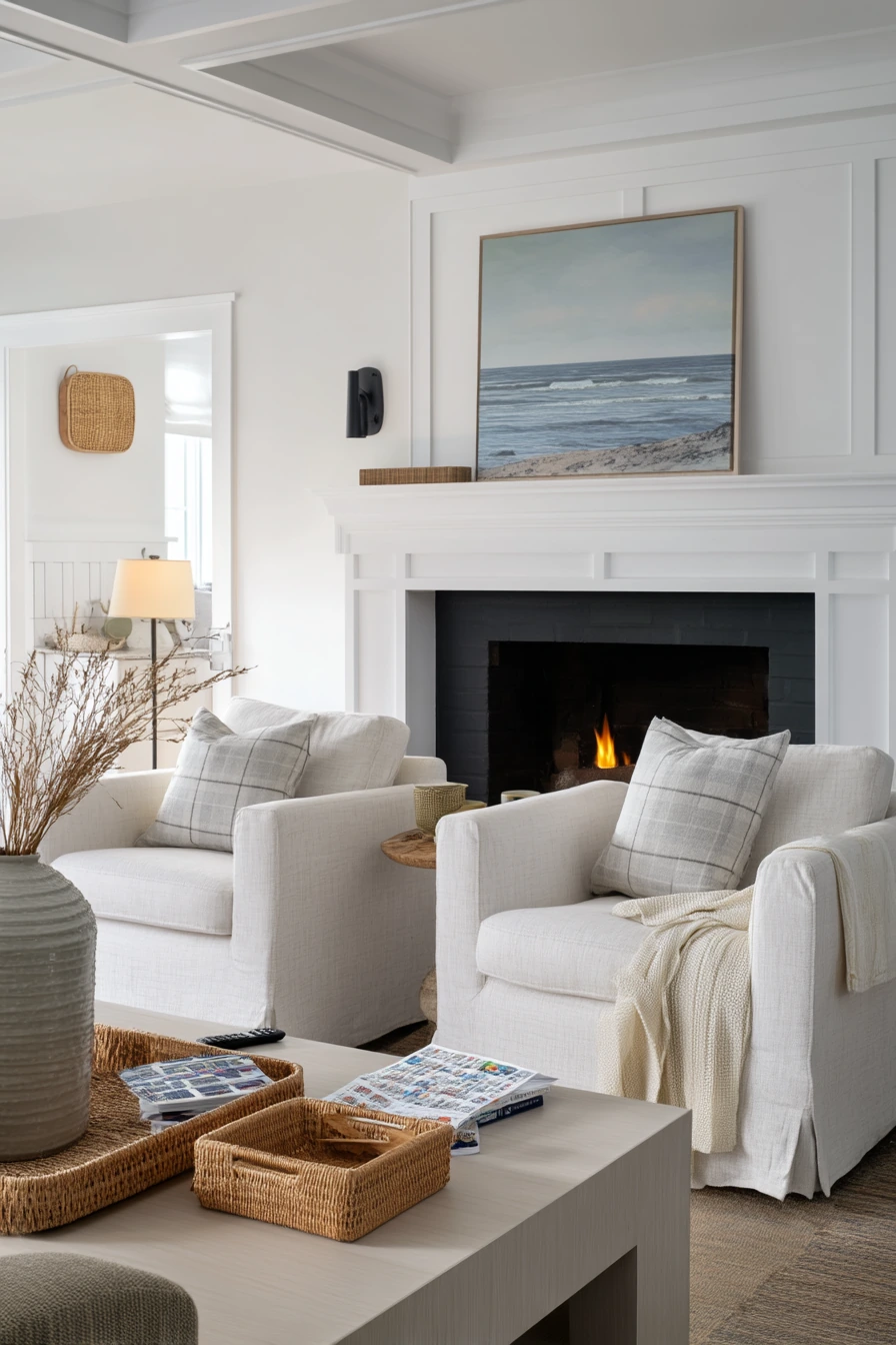 Fireplace and Conversation Seating