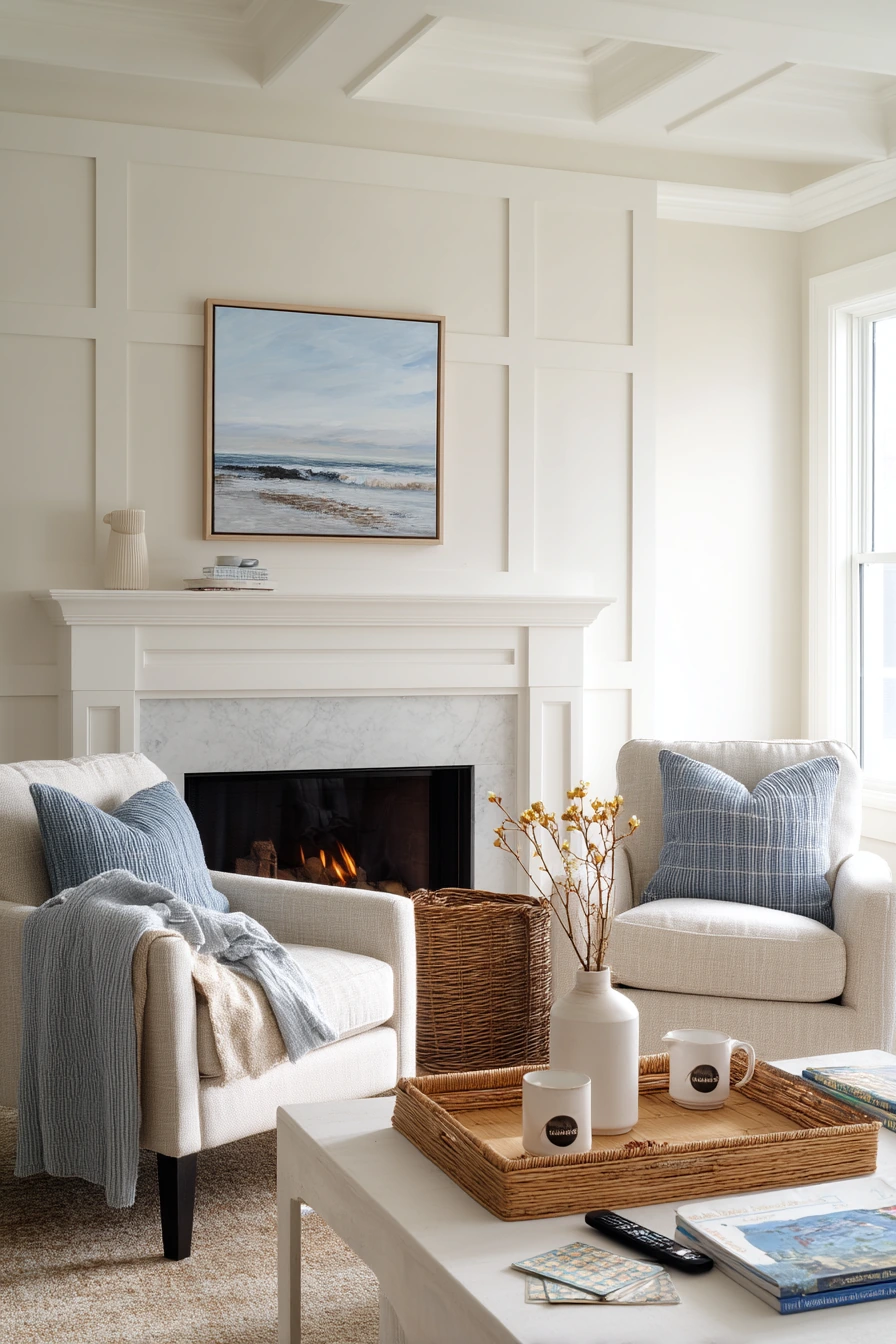 Fireplace and Conversation Seating