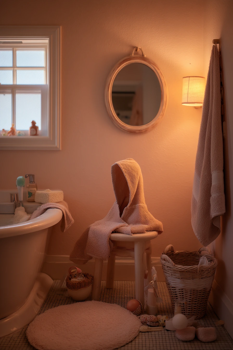 Toddler Bath Time After a Long Day
