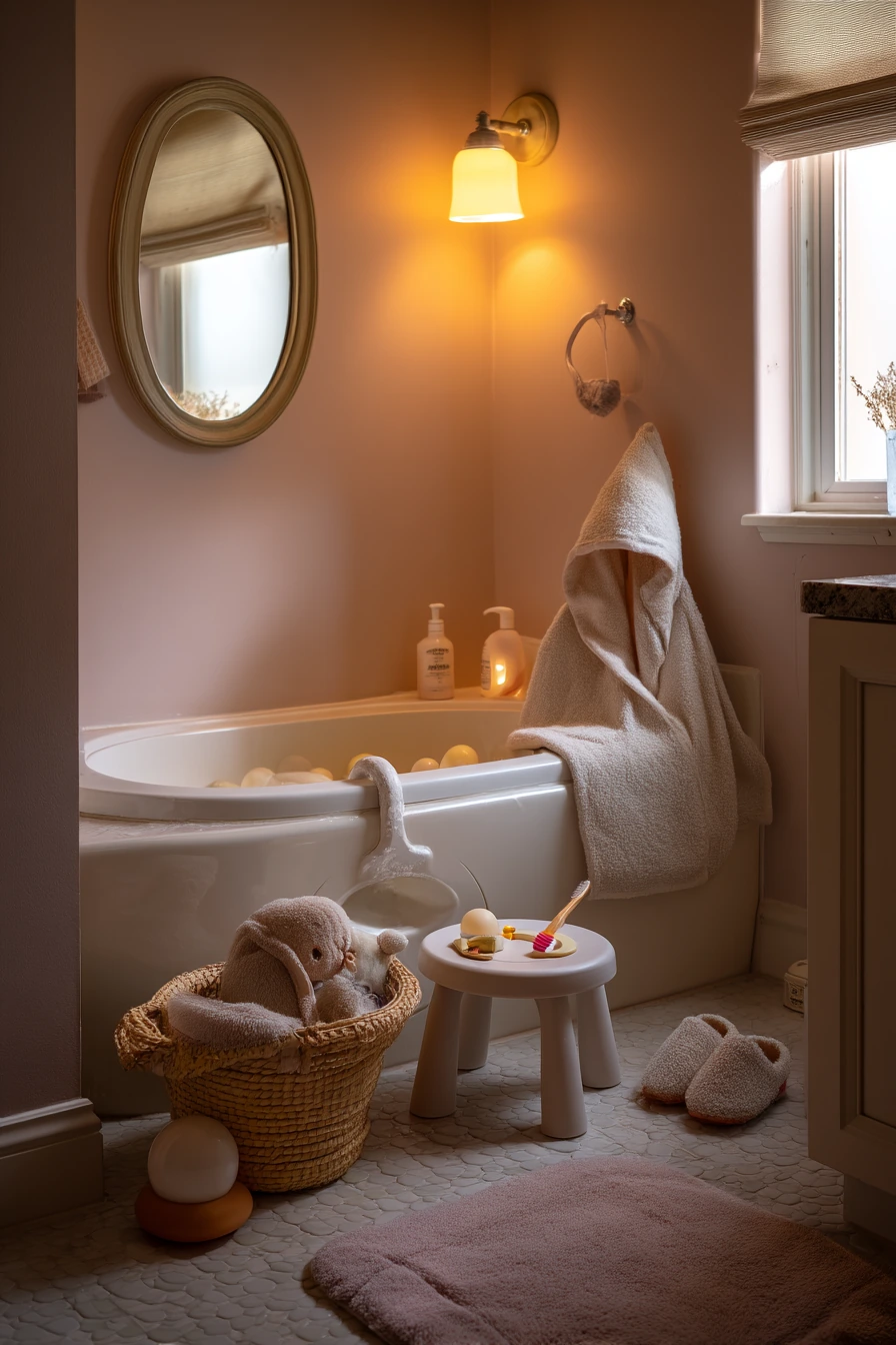 Toddler Bath Time After a Long Day
