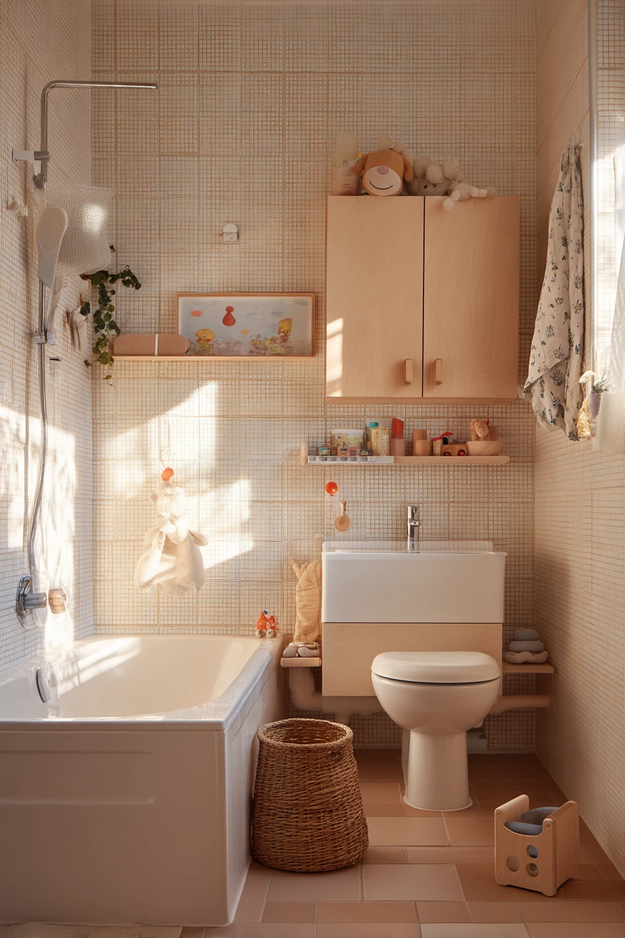 Tiny Bathroom, Smart Storage