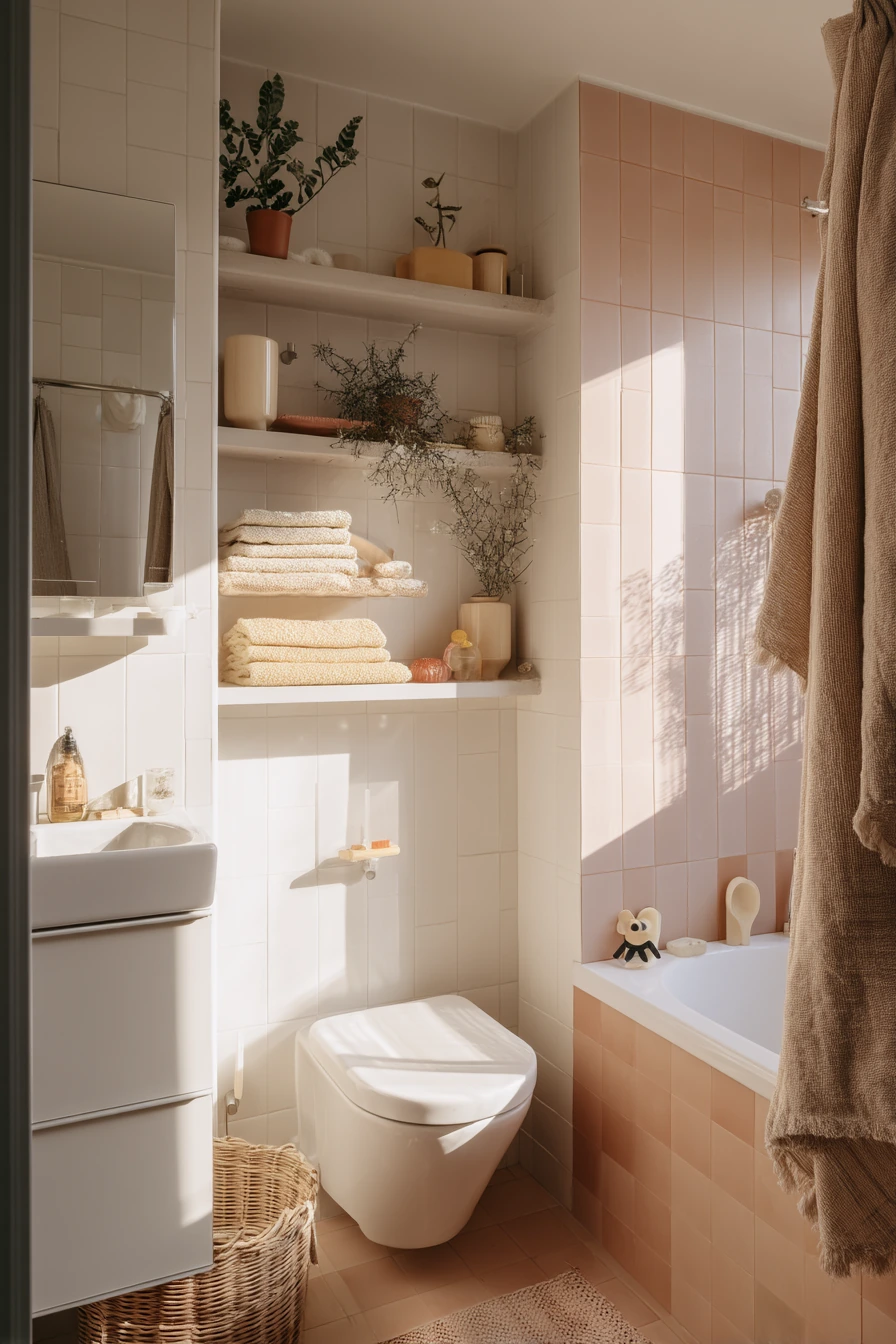 Tiny Bathroom, Smart Storage