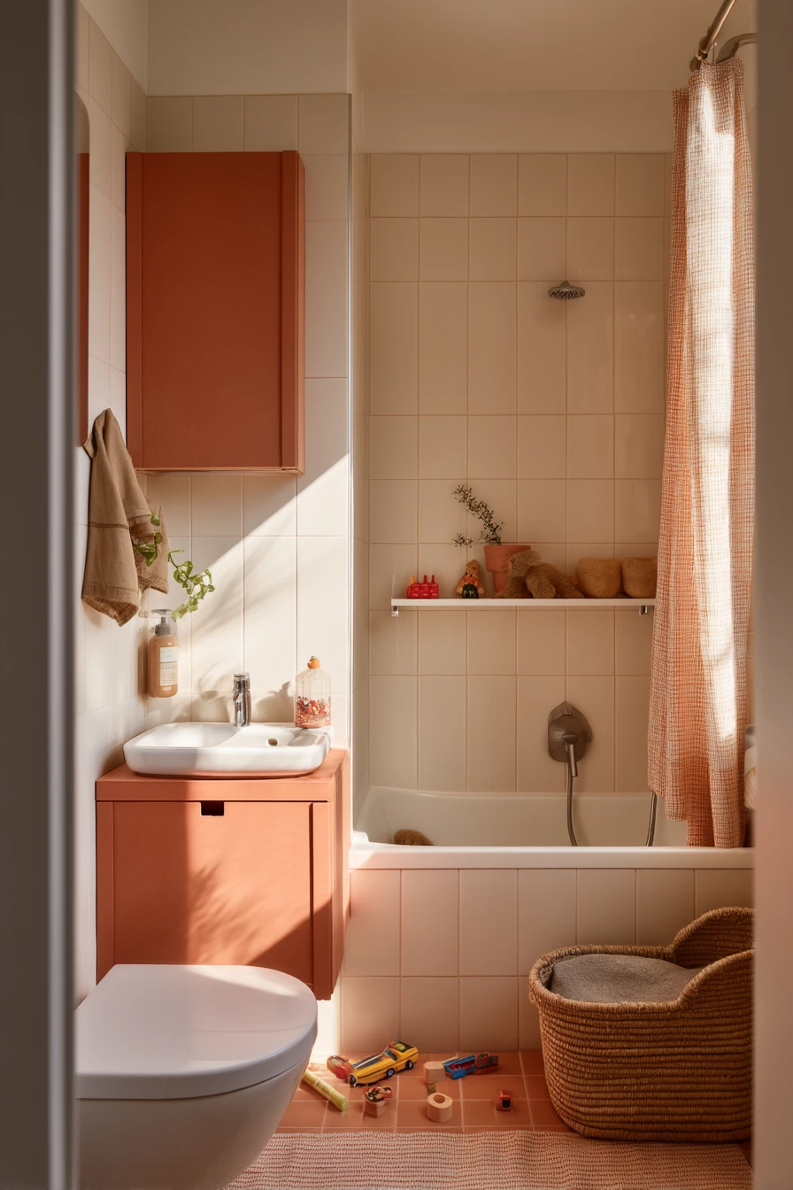 Tiny Bathroom, Smart Storage
