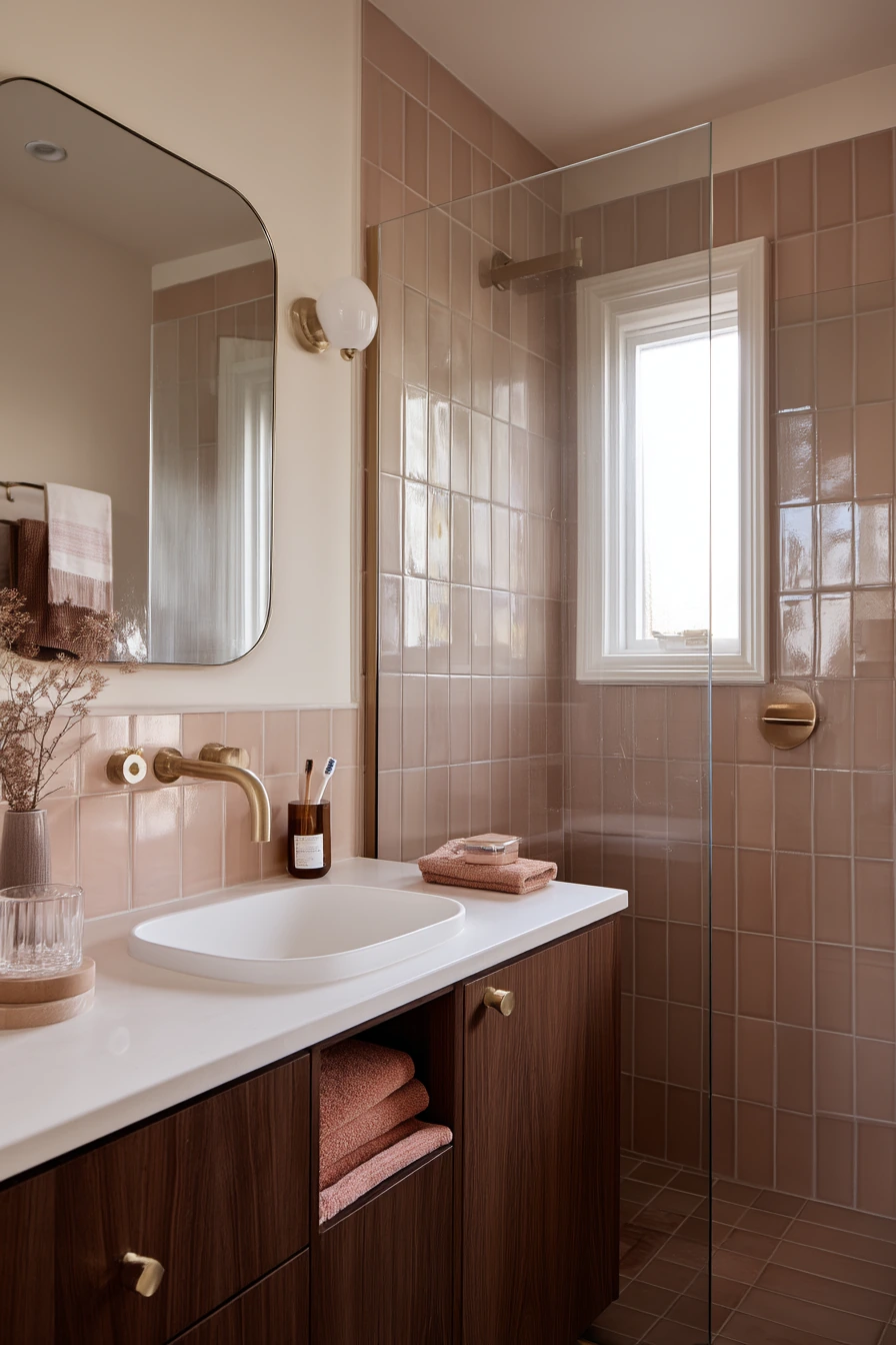 chocolate brown bathroom ideas