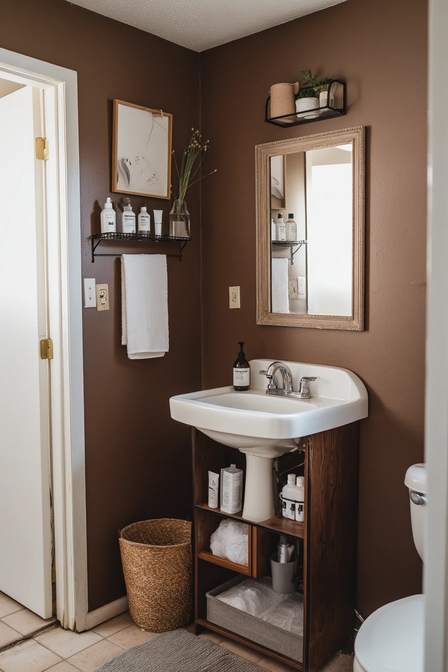 Budget Chocolate Brown Bath Refresh