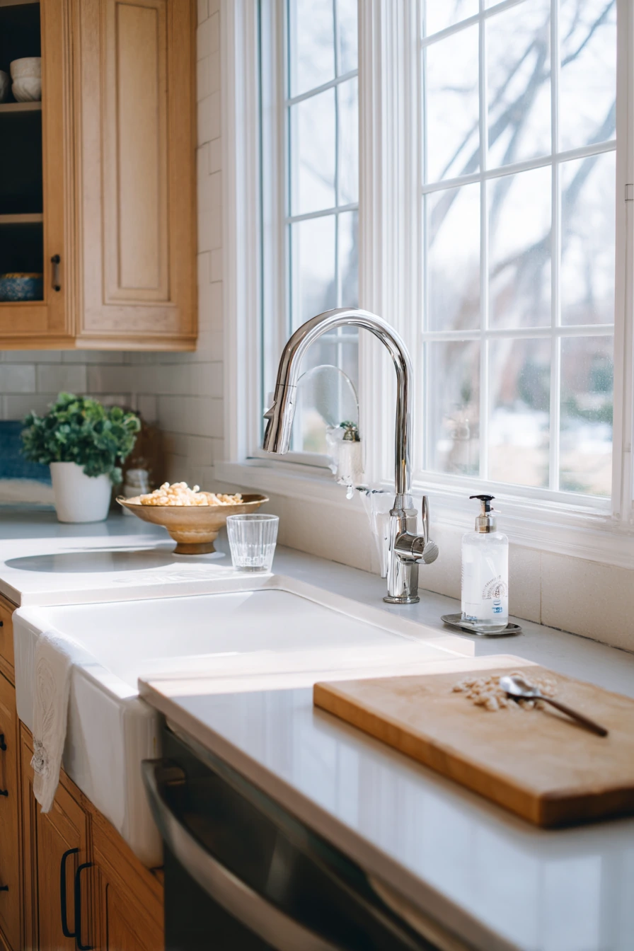 Polished Sink Refresh in a Family Kitchen