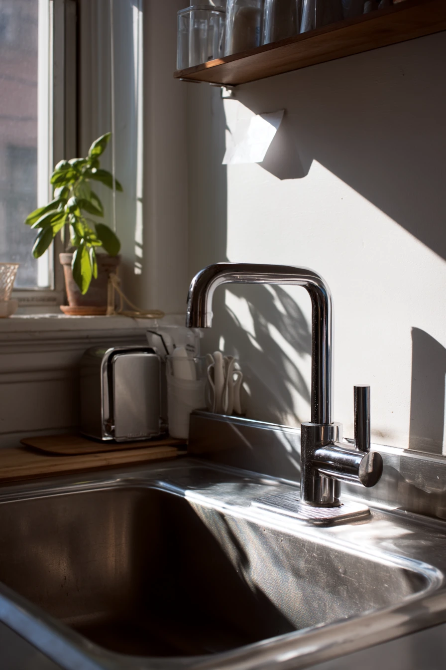 Small Apartment Galley Sink Upgrade