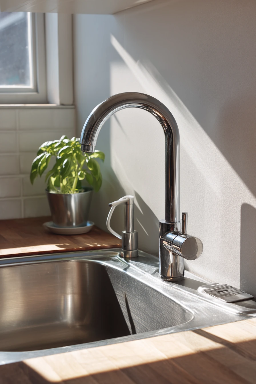 Small Apartment Galley Sink Upgrade