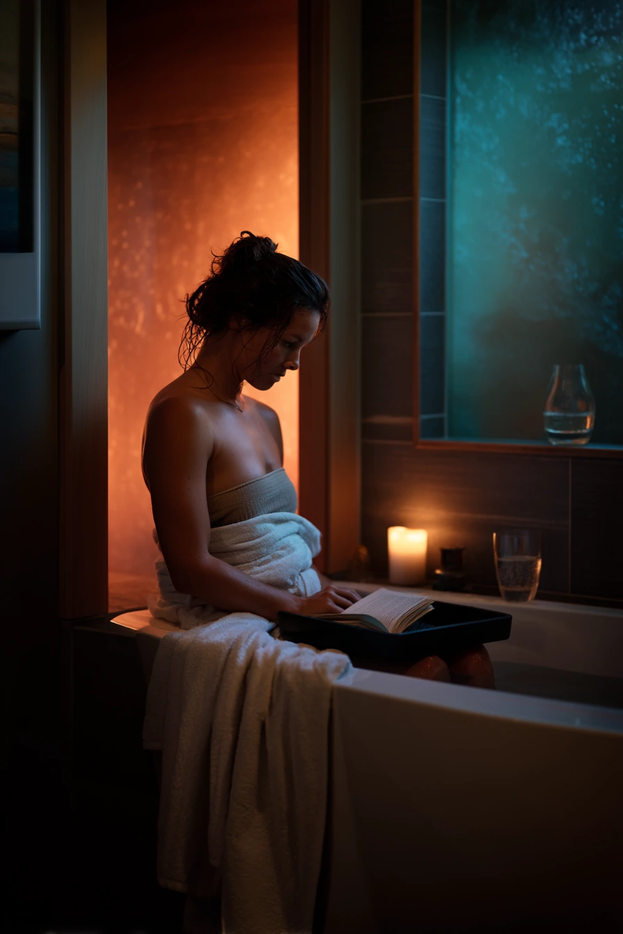 Night Bath for Stress Relief