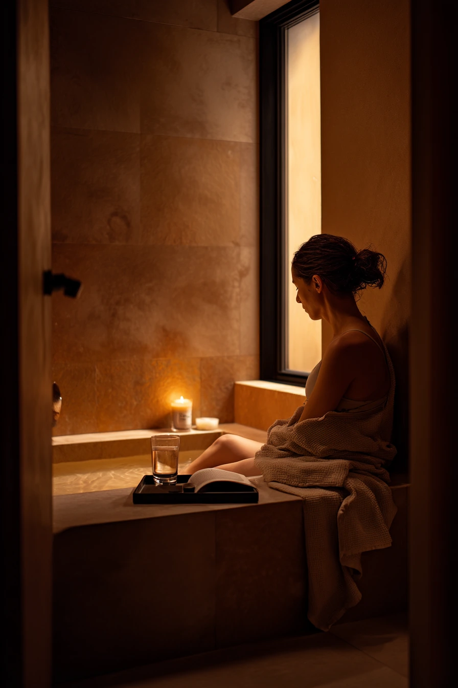 Night Bath for Stress Relief
