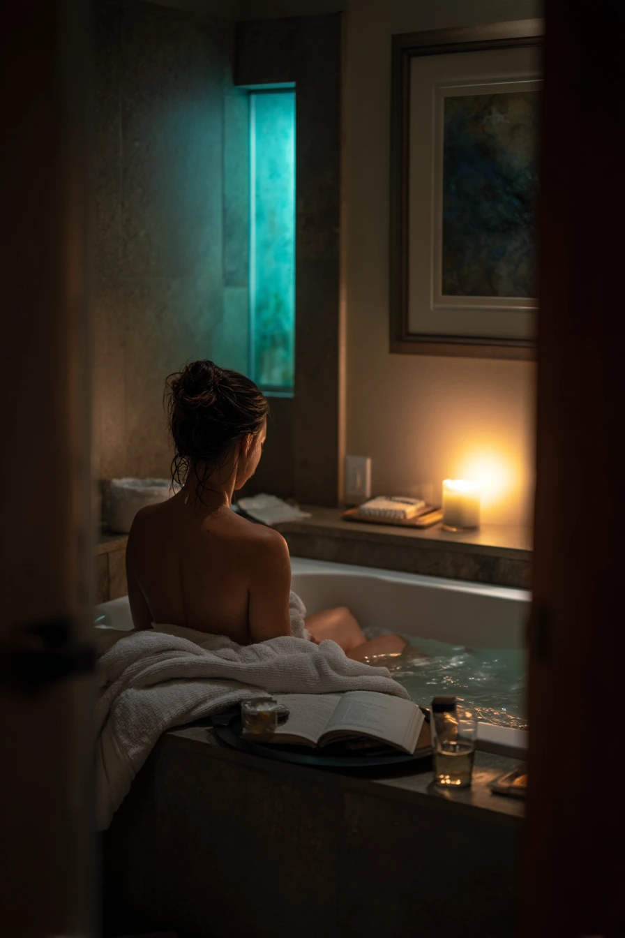 Night Bath for Stress Relief