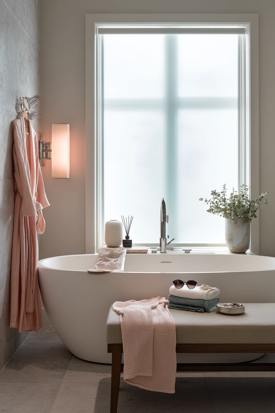 Spa-Like Ensuite for a Busy Couple