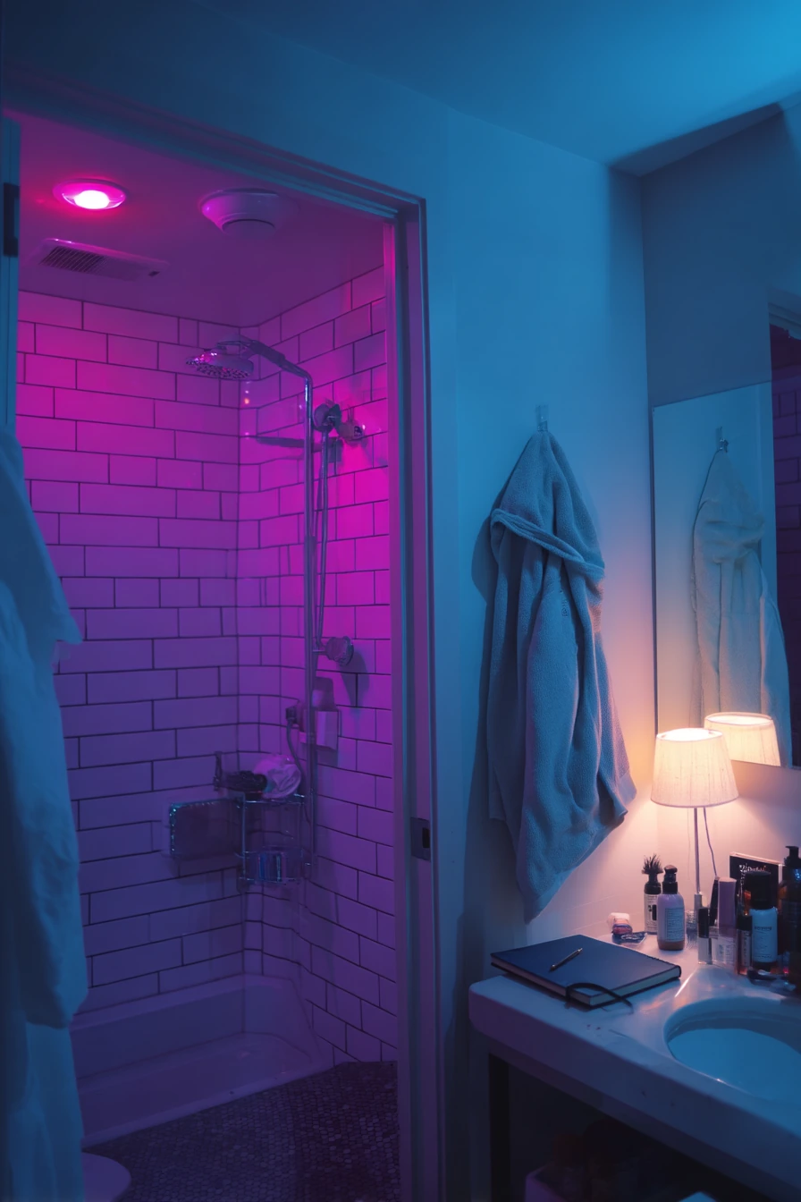 Teen Bedroom Bath with a Calm Night Routine
