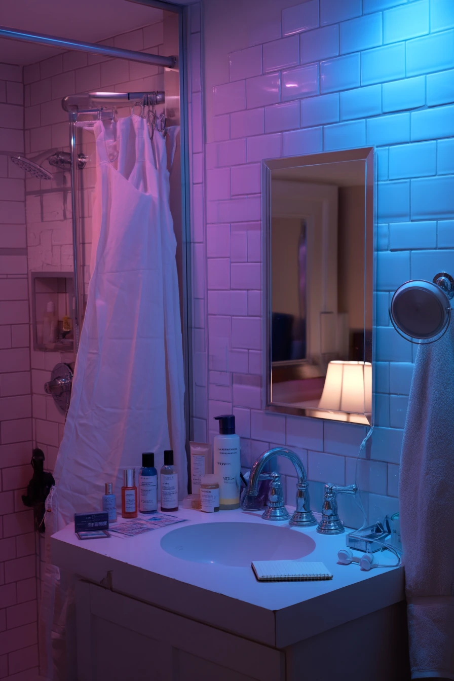 Teen Bedroom Bath with a Calm Night Routine